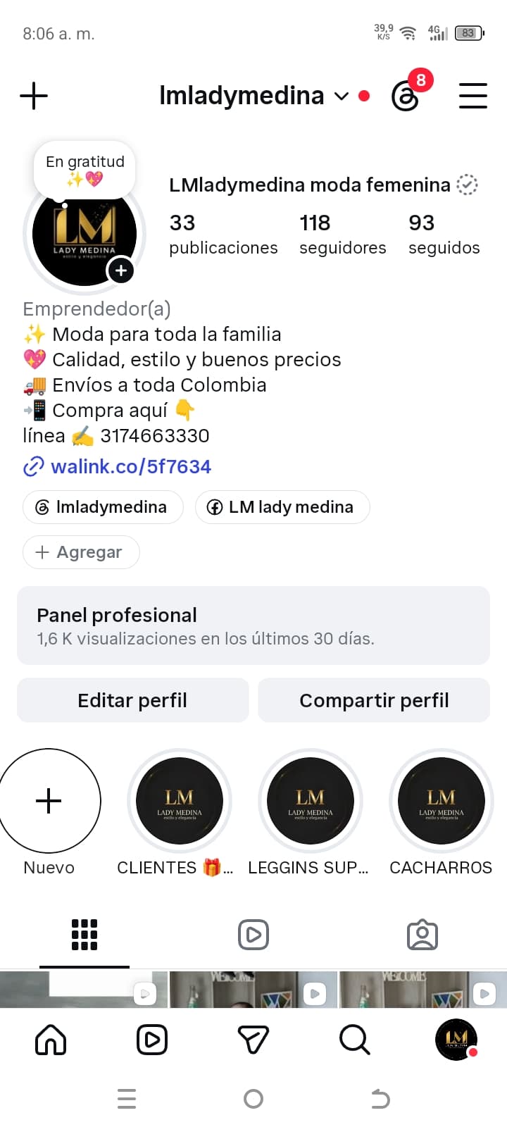 Portada de LMladymedina