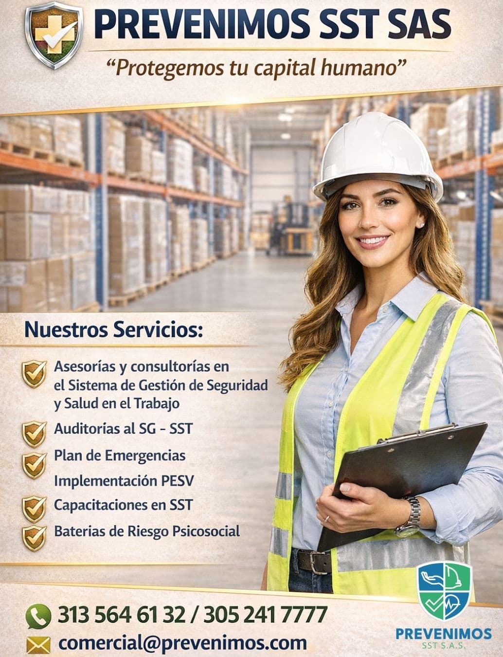 Portada de PREVENIMOS SST