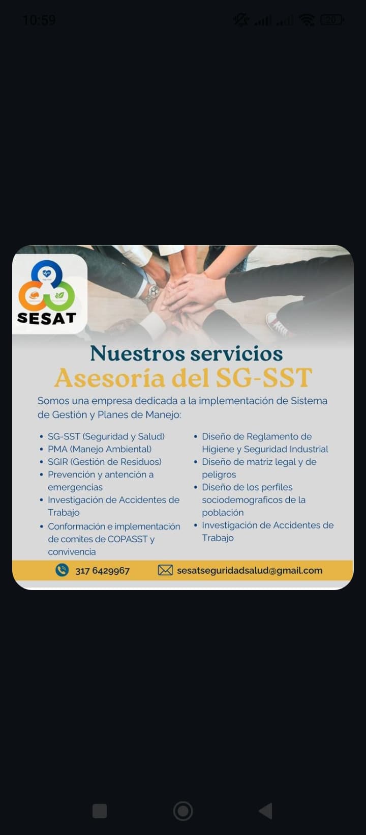 Portada de Sesat seguridad salud